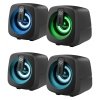 Defender Głośniki komputerowe J1 2.0 6W LED USB czarne